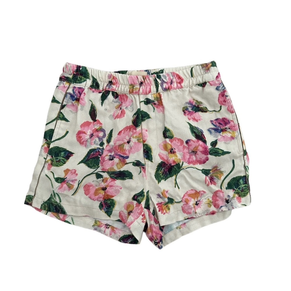 Bellerose Floral Linen Shorts